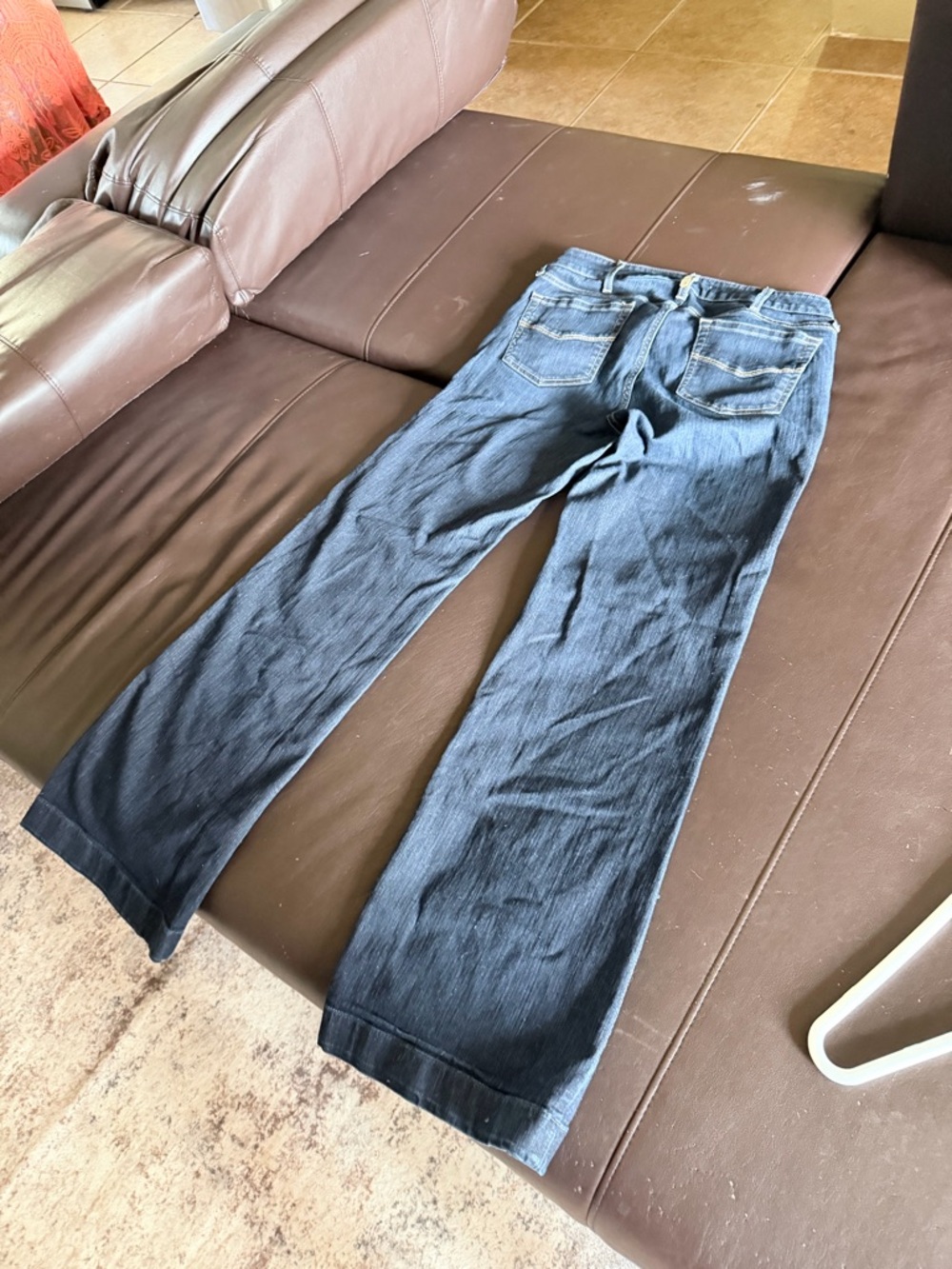 Ariat Blue Denim Jeans with Contrast Stitching